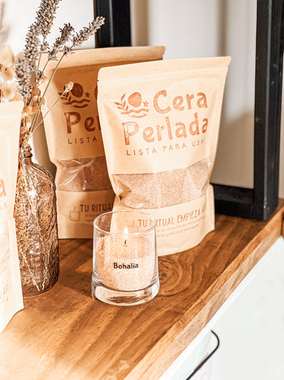 Kit Cera Perlada + Envase Premium